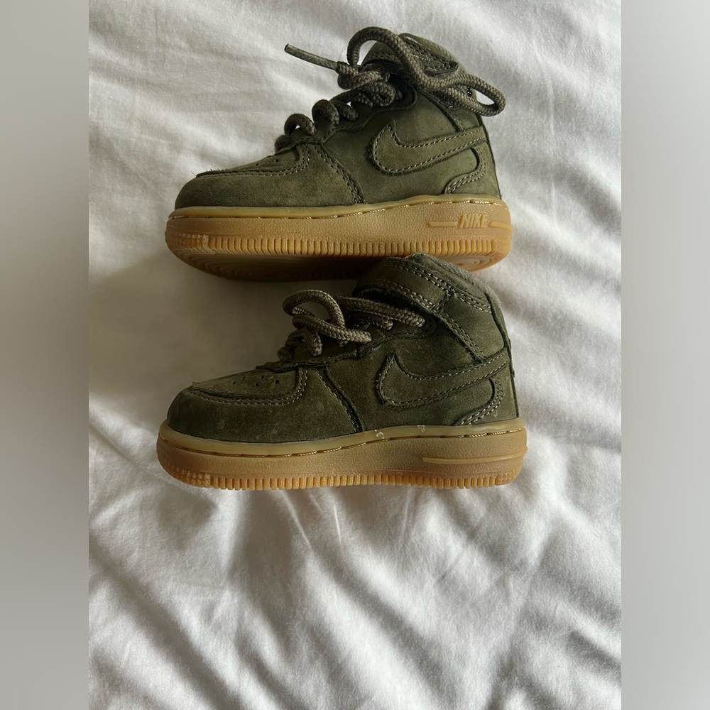 Olive green Air Force 1-Baby/Toddler